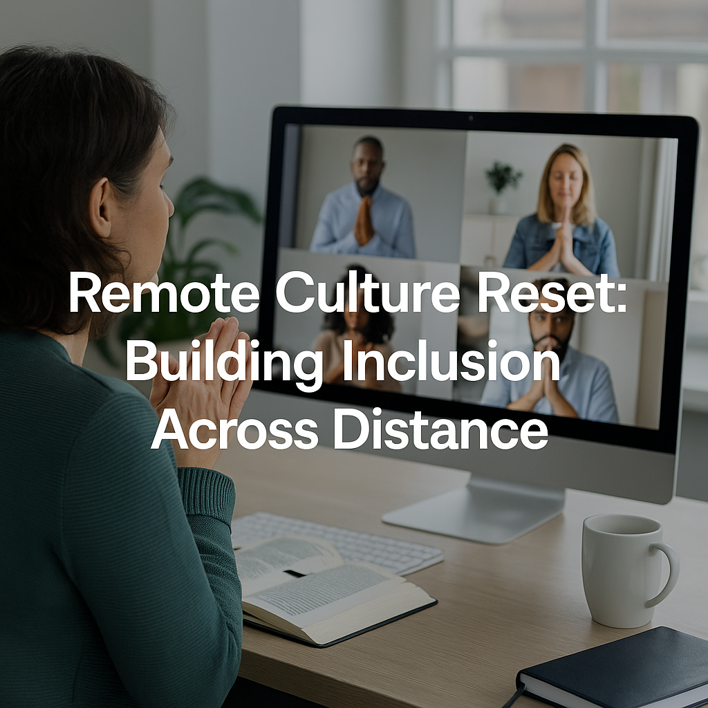 Remote team practicing inclusivity strategies in 2025.