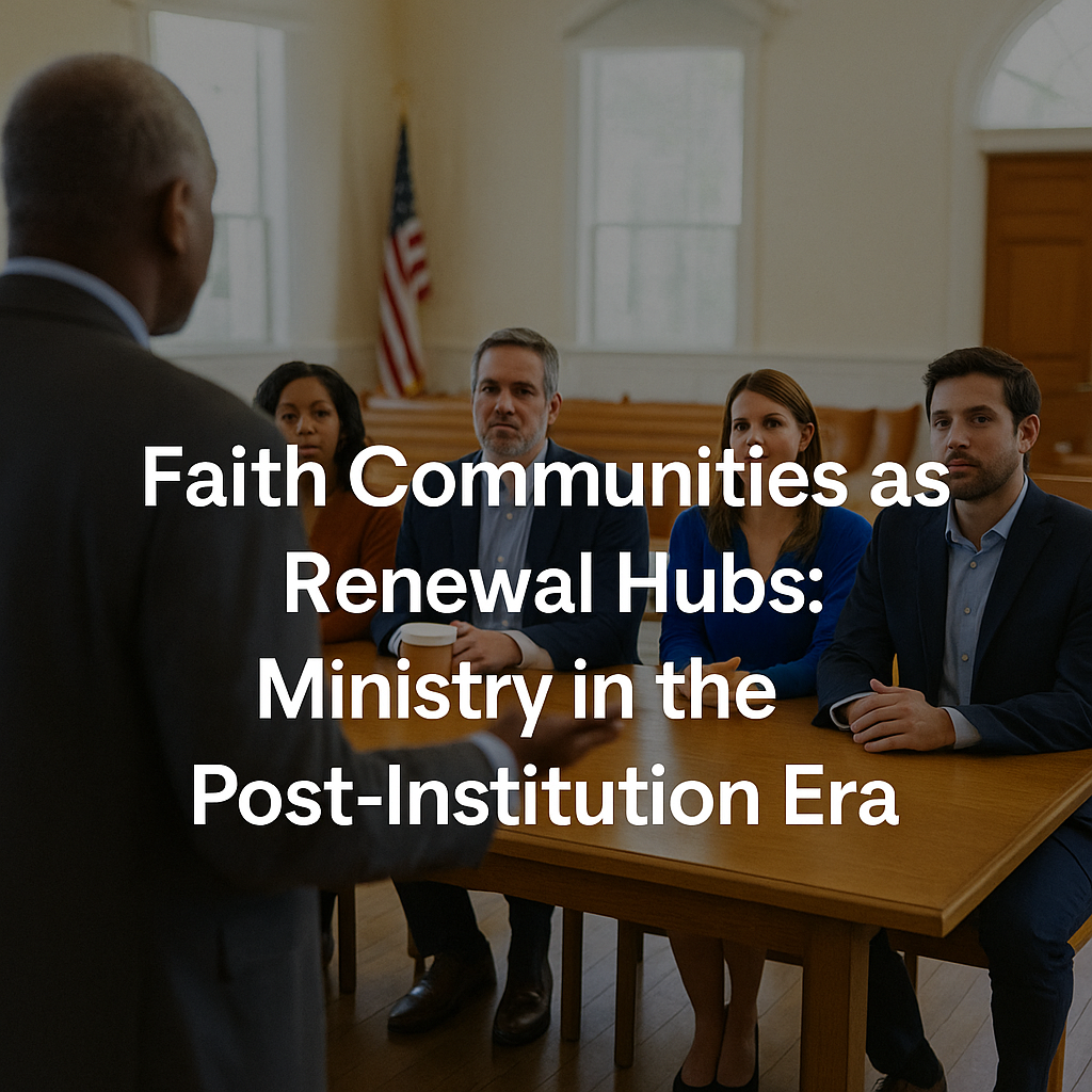 Faith Communities as Renewal Hubs: Ministry in the Post-Institution Era