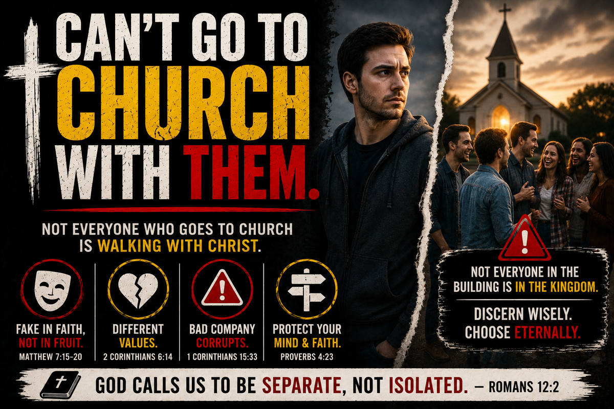 Cant’ Go to Church with Them