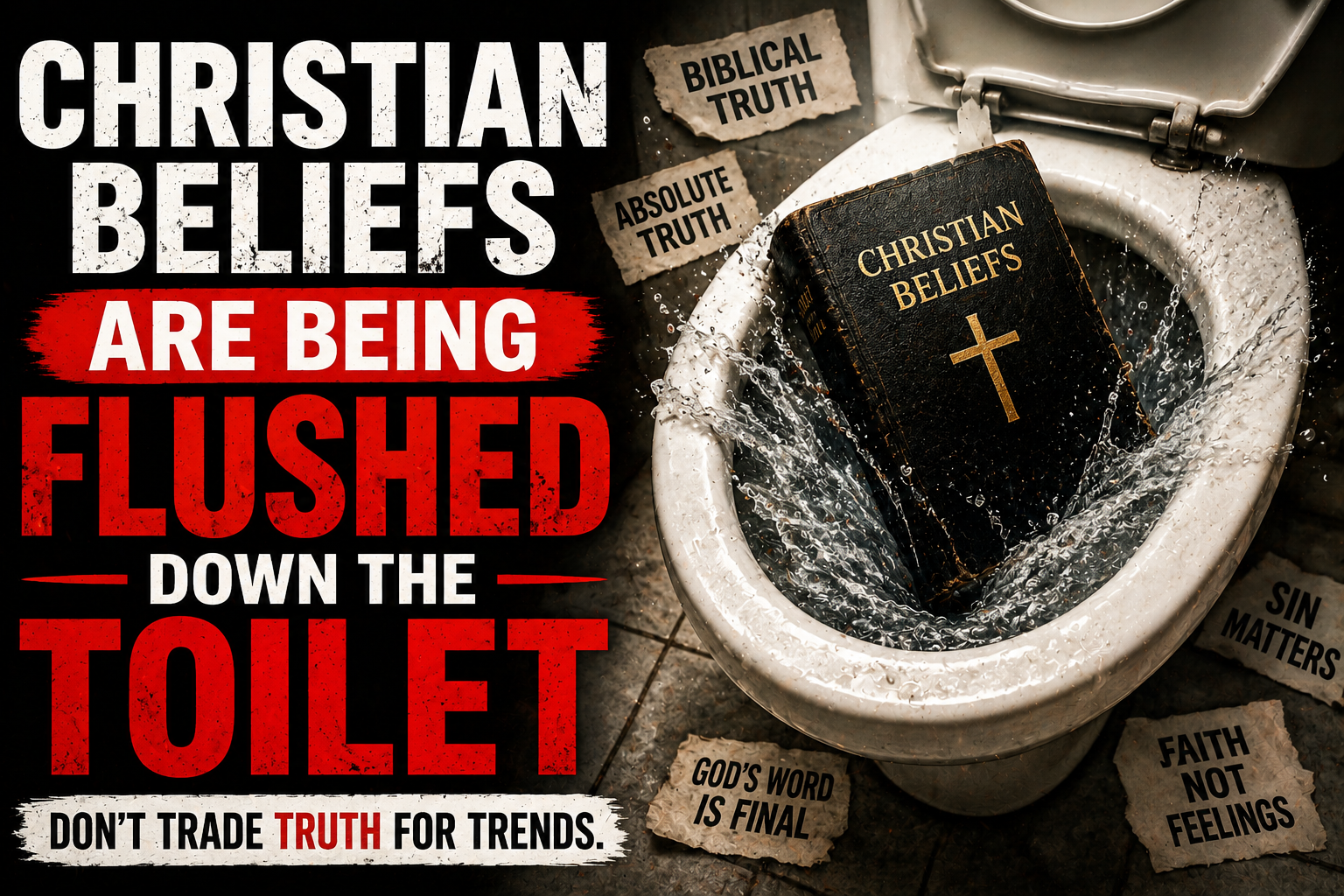 Christian Beliefs Are Being Flushed down the Toilet | LeadershipBooks ...