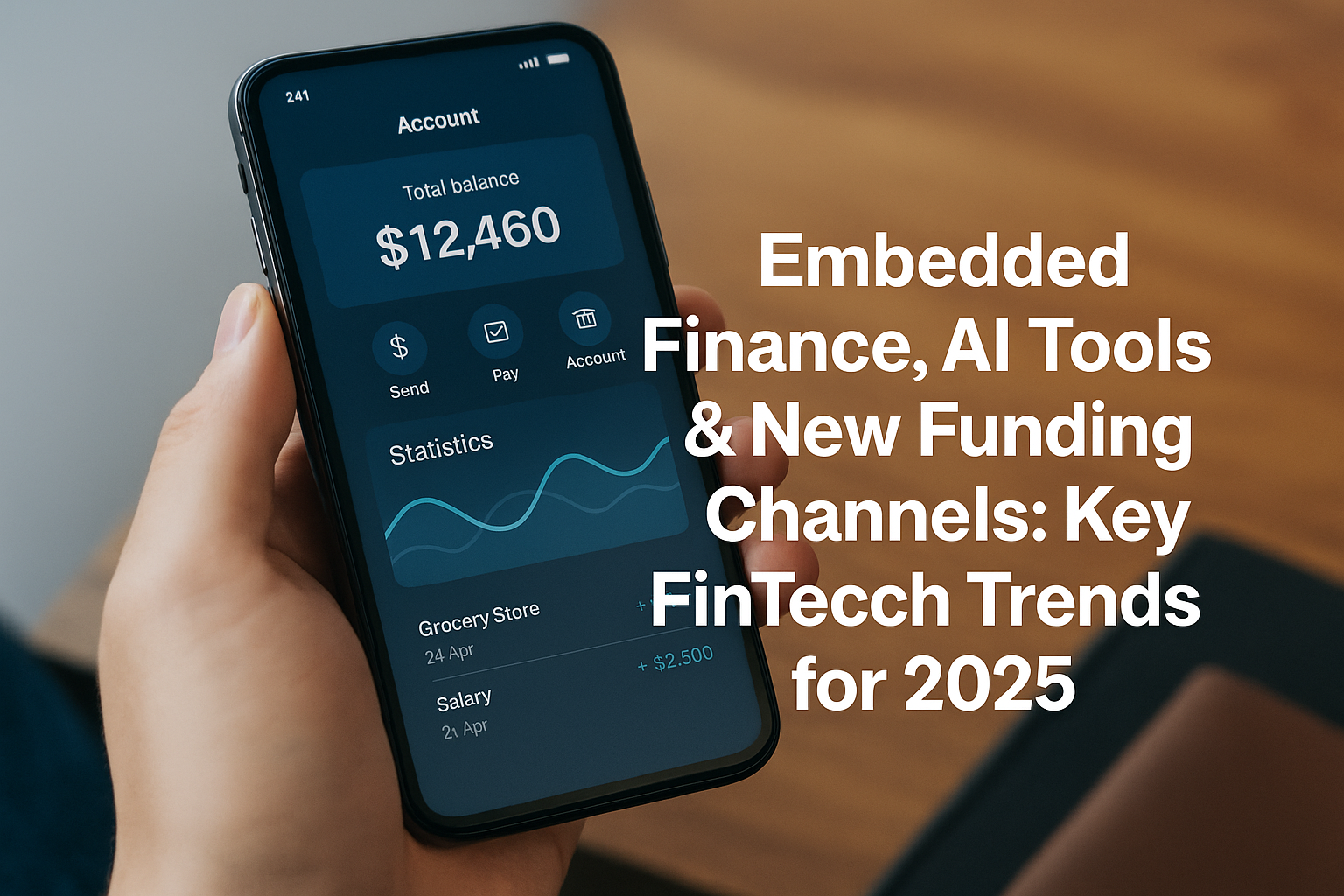 Embedded finance integrated into everyday business platforms.