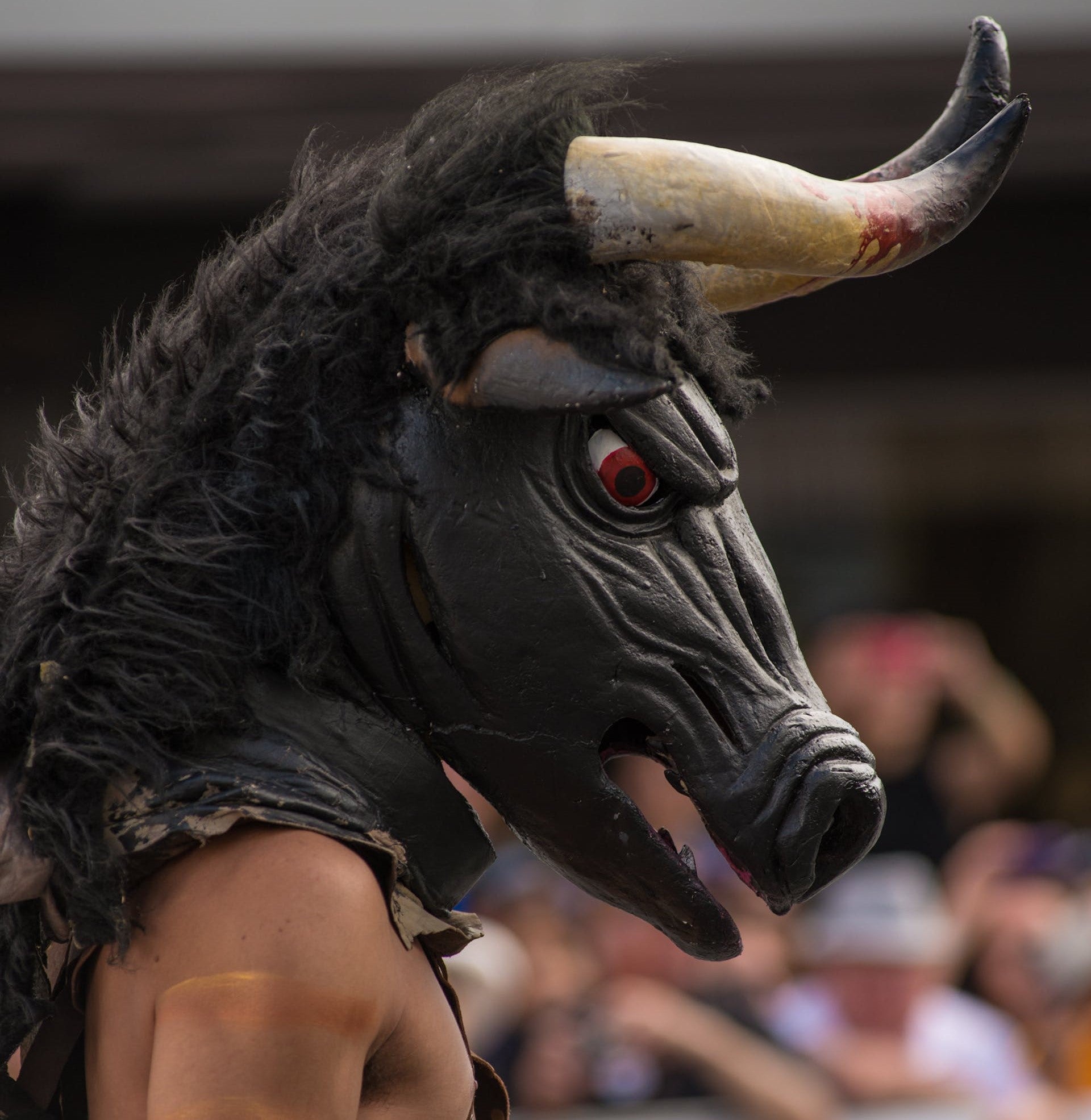 Head of a Bull, Body of a Man