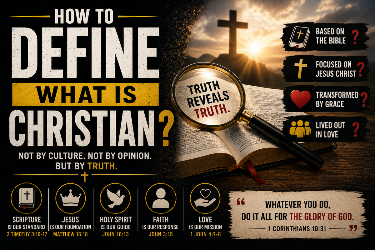 How to Define What Is Christian