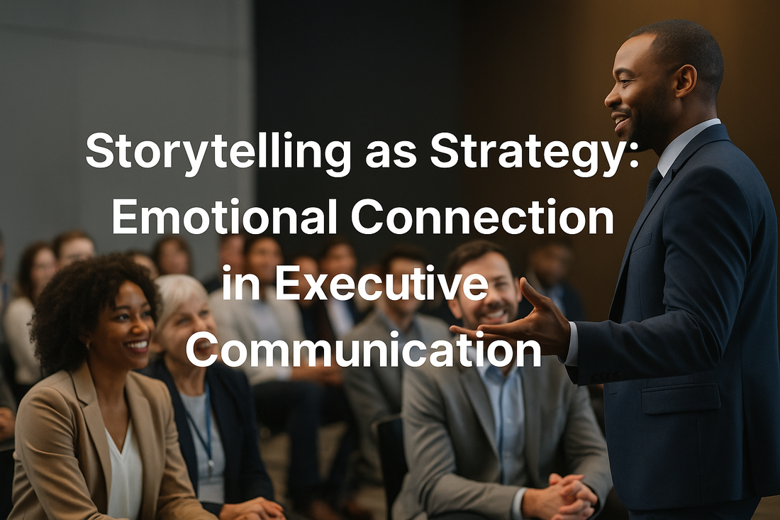 Leadership storytelling creating emotional connection.
