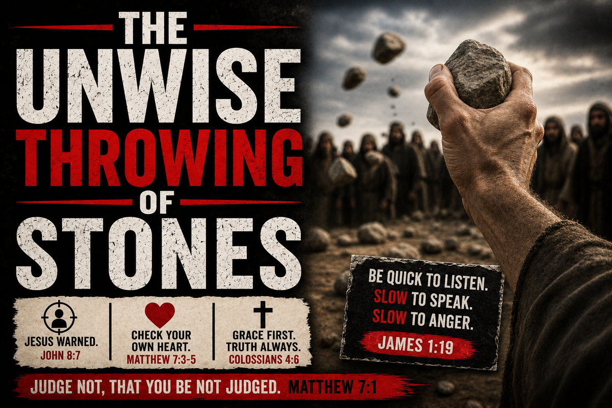 The Unwise Throwing of Stones | LeadershipBooks.com – Leadership Books