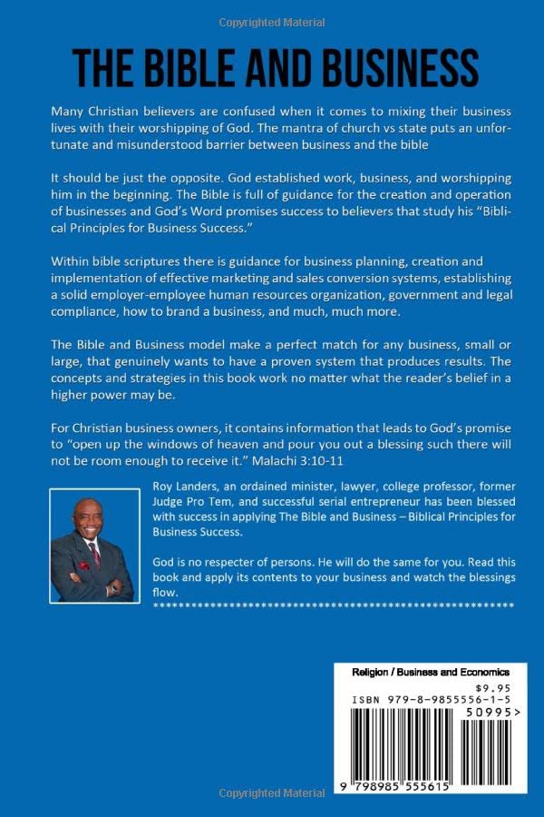 The Bible and Business: Biblical Principles for Business Success