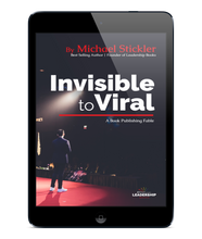 Cover of Invisible to Viral Study Guide – Christian digital strategy workbook by Michael Stickler