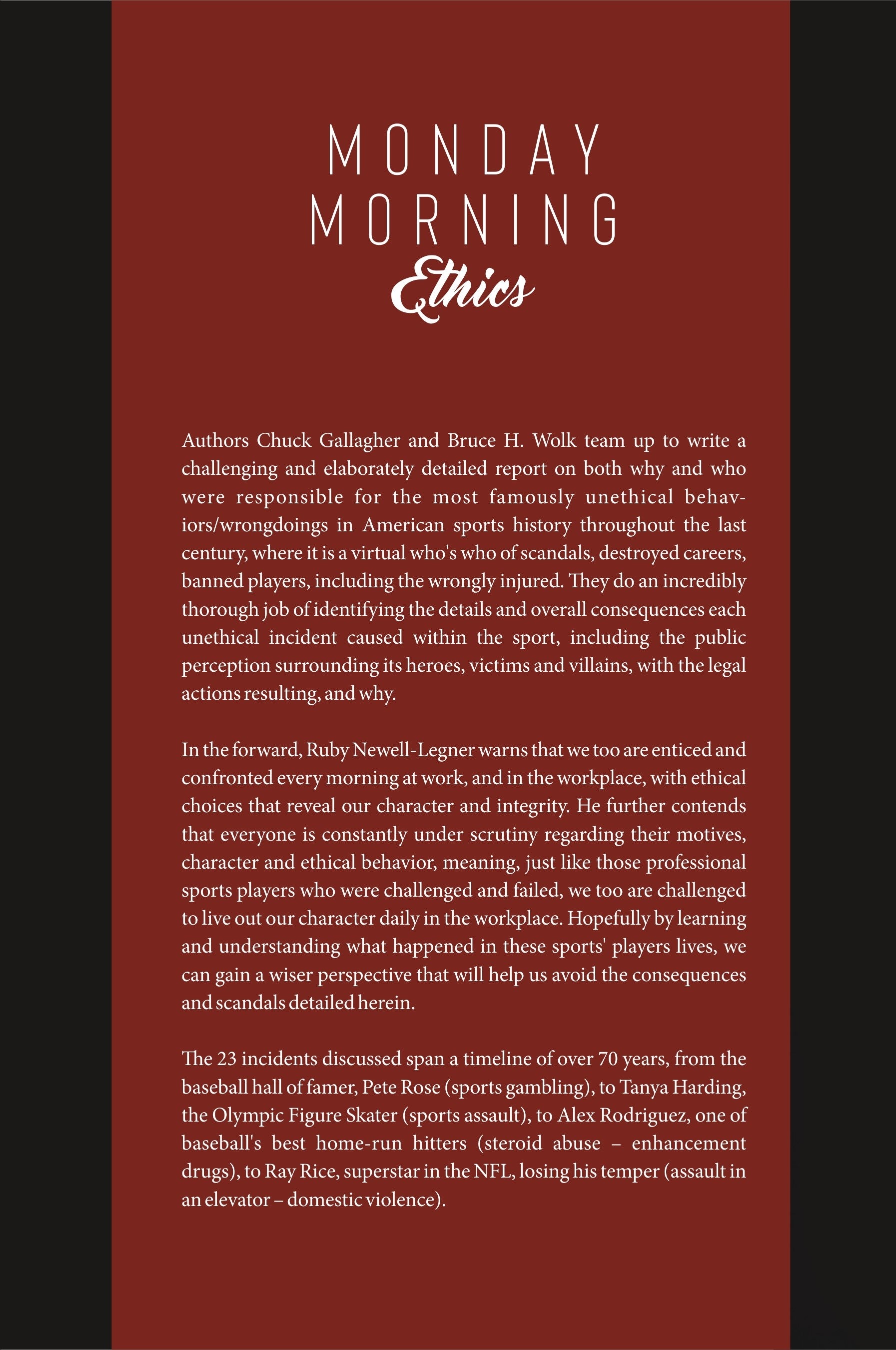 Monday Morning Ethics B