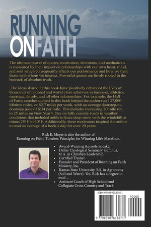 Running on Faith: Championship Wisdom: Quotations, Motivations, and Devotions