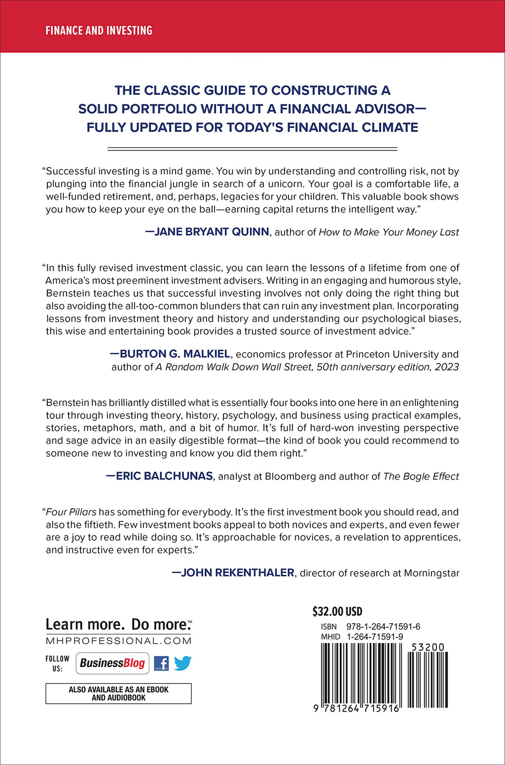 The Four Pillars of Investing