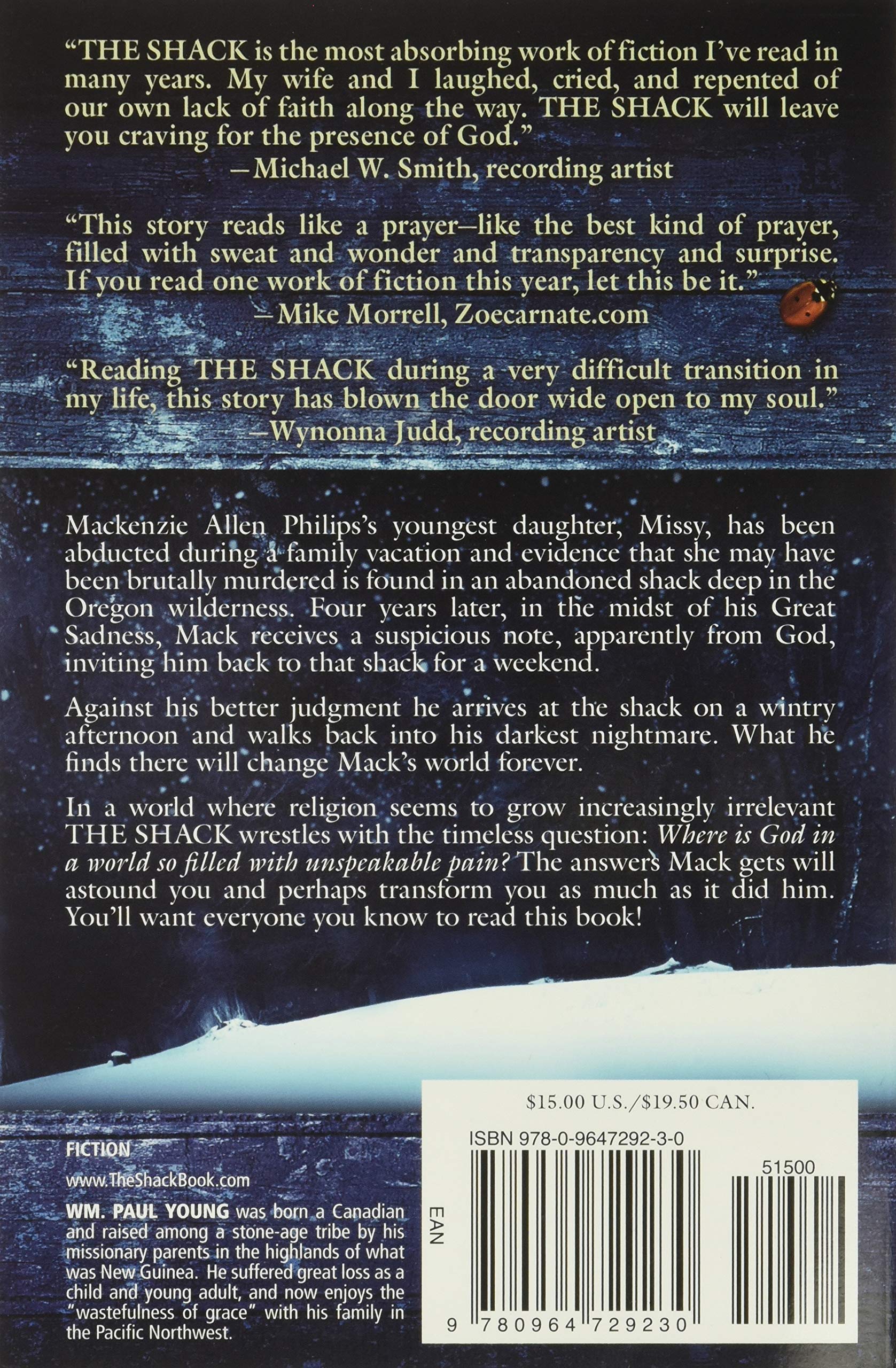 The Shack: Where Tragedy Confronts Eternity B