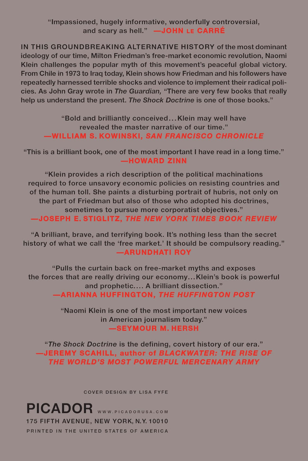 The Shock Doctrine B