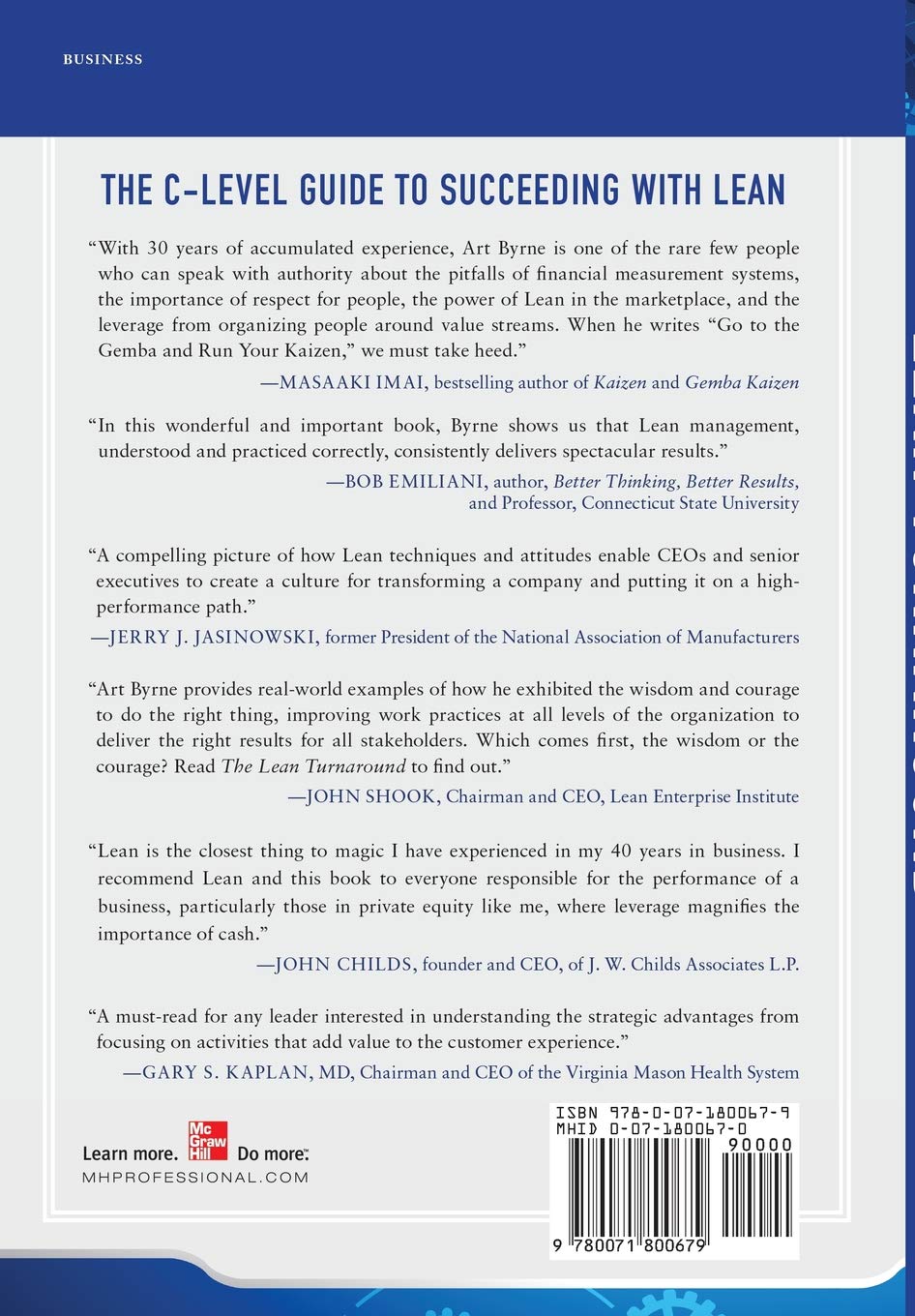 The Lean Turnaround: How Business Leaders Use Lean Principles