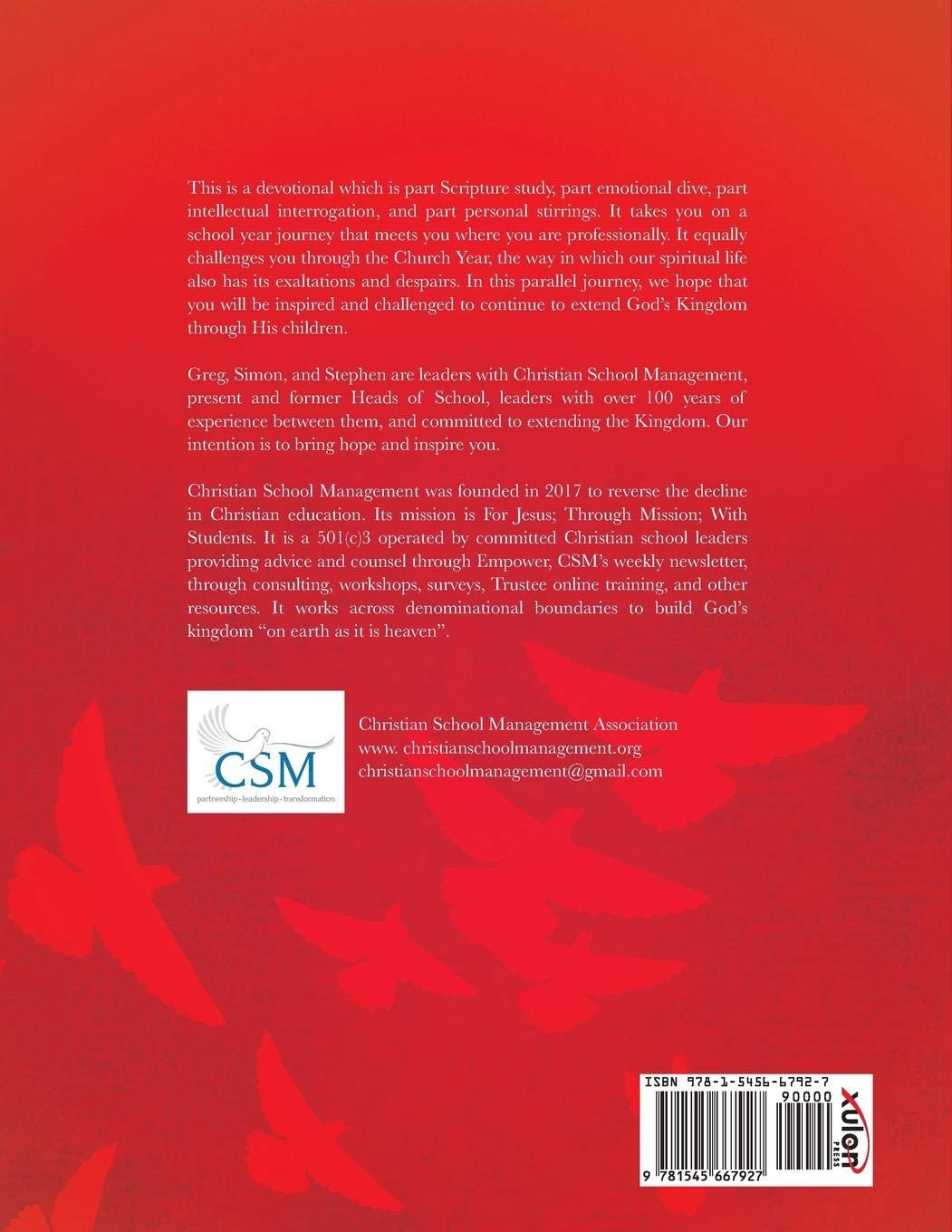 The CSM Devotional For Christian School Leaders