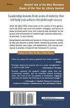 What The Best CEOs Know: 7 Exceptional Leaders And Their Lessons For Transforming Any Business