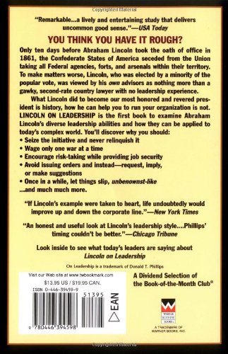 Lincoln on Leadership: Executive Strategies for Tough Times