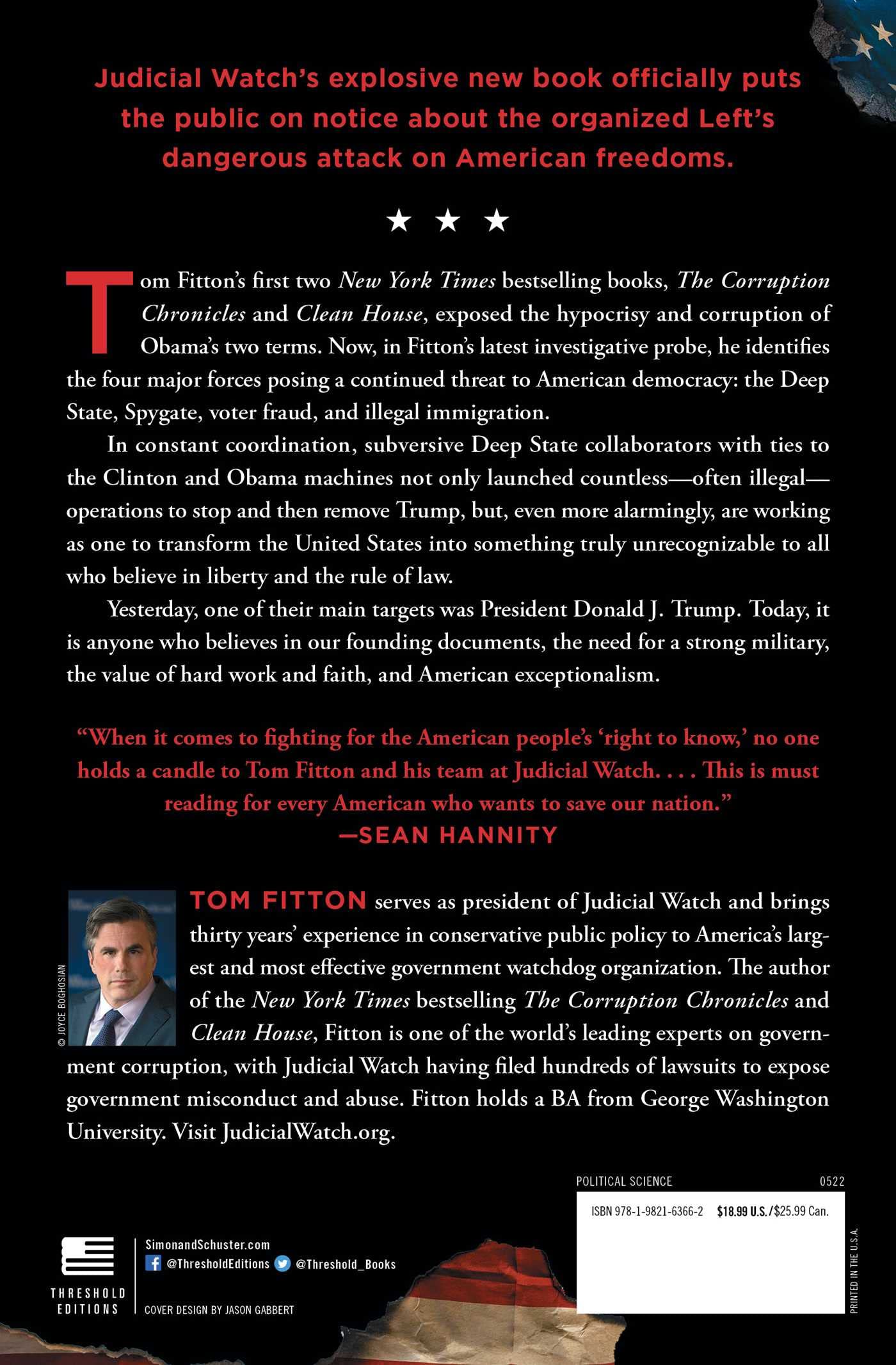 A Republic Under Assault: The Left's Ongoing Attack on American Freedom (3) (Judicial Watch)