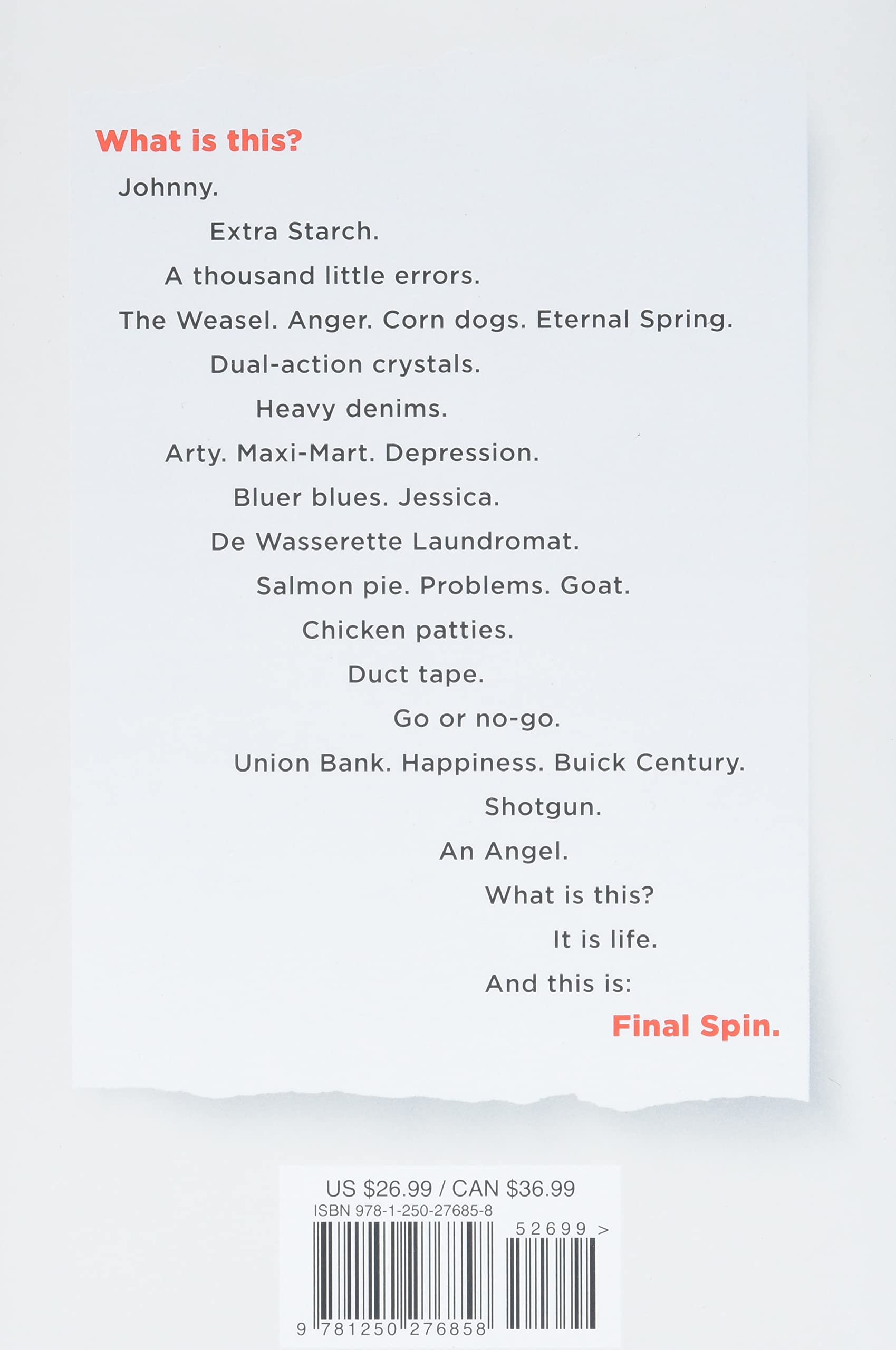 Final Spin: A Novel