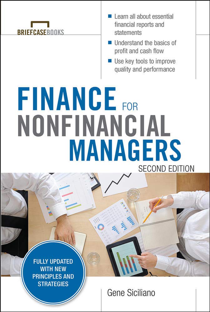 Finance for Nonfinancial Managers F