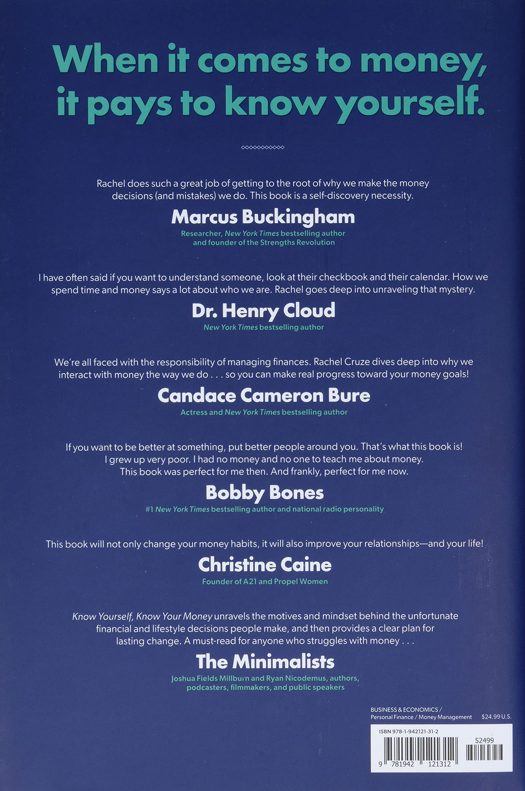 Know Yourself, Know Your Money Back