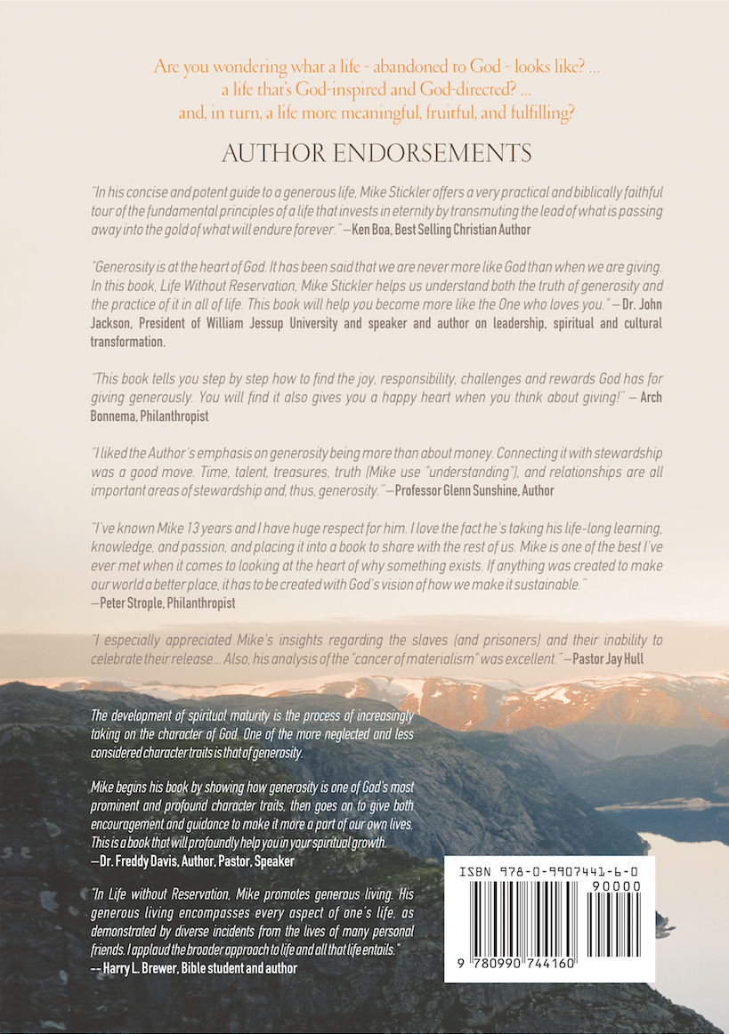 Life Without Reservation | Ministry Package