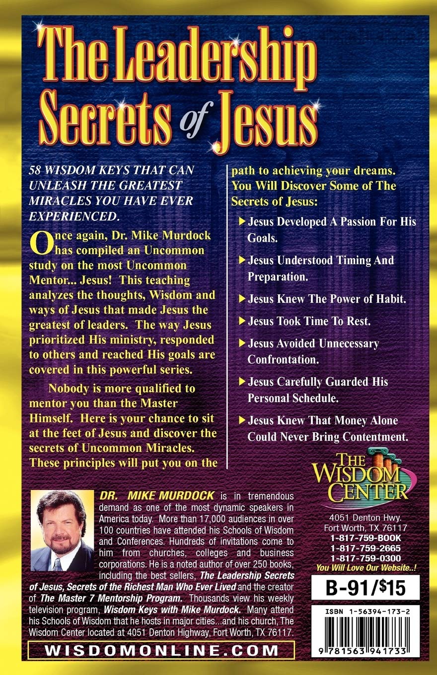 The Leadership Secrets of Jesus B