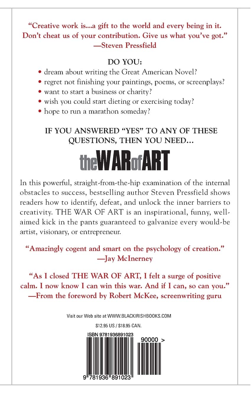 The War of Art: Break Through the Blocks and Win Your Inner Creative Battles
