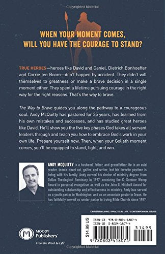 The Way To Brave: Shaping A David Faith For Today's Goliath World