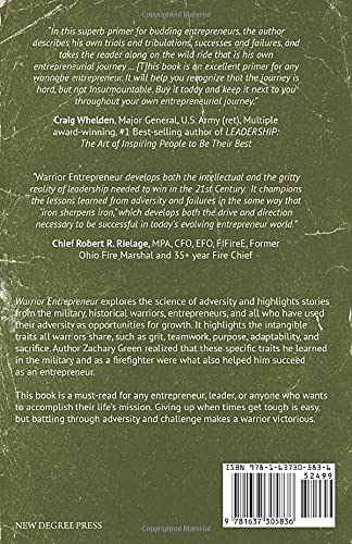 Warrior Entrepreneur - Lessons From The Battlefield to the Boardroom