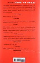 Good to Great: Why Some Companies Make the Leap and Others Don't