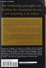 Wooden on Leadership: How to Create a Winning Organization